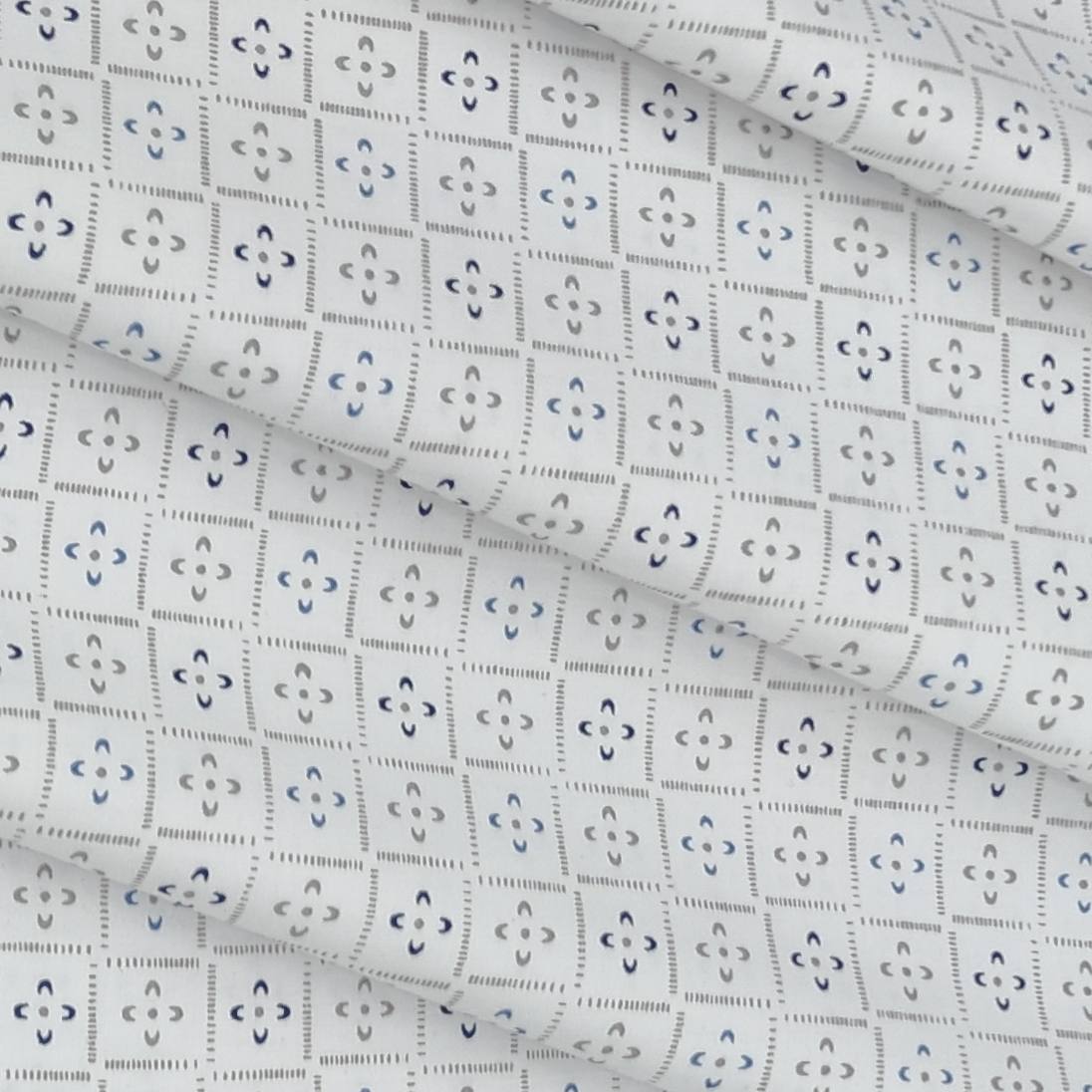 Shirt Fabric Raymond 100% Cotton Print Colour Light Blue N Light Yellow